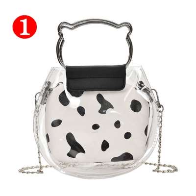 Milk Cow Print Women's purse Fashion Ladies Handbags Female Shoulder Bag Underarm Women Bag 2020 hobos purses